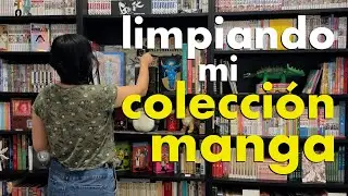Organizando mi librero ✨ tour exprés por mi colección manga 🫧 limpiando después de MESES