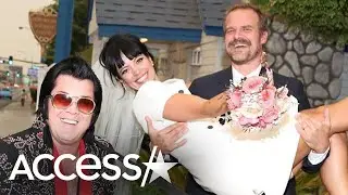 David Harbour & Lily Allen&rsquo;s Vegas Wedding Pics