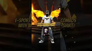 E-SPORTS PLAYER 🔥 OUTFIT COMBOS 👑 WITH BR RANK HEROIC T-SHIRT 🔥 FREE FIRE 🔥