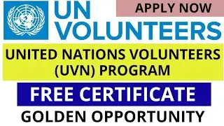 UN VOLUNTEER PROGRAM | UNITED NATIONS FREE CERTIFICATE | GYAAN TALKS |
