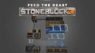 Minecraft FTB Stoneblock 3 #4 Create Mixer, Presse und Rohstoffe waschen