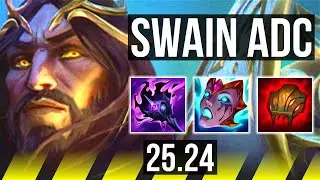 SWAIN & Seraphine vs YUNARA & Nami (ADC) | NA Master | 25.24