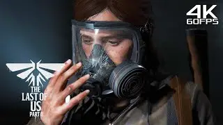 Ellie&rsquo;s Mask Breaks in Spore Zone - Intense Reveal Scene | The Last of Us Part II [4K 60FPS]