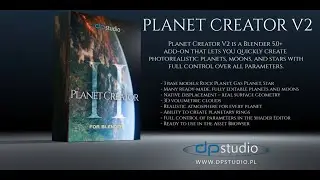 Planet Creator v2 ! Blender Addon