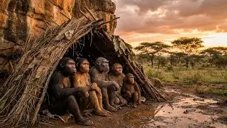 First Humans Build SHELTER to Survivel! 2 Milion Years Ago Dawn of Civilization