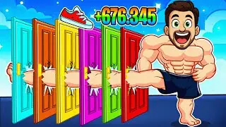 روبلاکس اما باید از زندان فرار کنیم با ضربات پا به در!! Kick Door To Escape