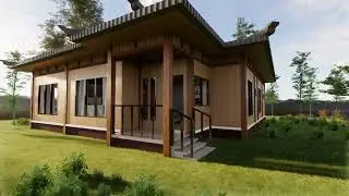 Japanese-ish House Enscape Render