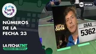 Los n&uacute;meros de la Fecha 23