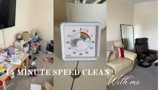 15 MINUTE SPEED CLEAN WITH ME | QUICK TRANSFORMATION ⏱️✨