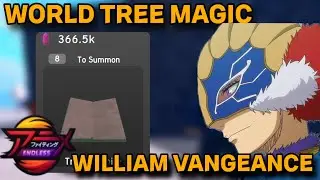 World Tree Grimorie Showcase (William Vangeance)🔥 | Anime Fighting Simulator: Endless
