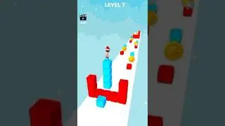 Cube Stacker Surfer 3D Level 7