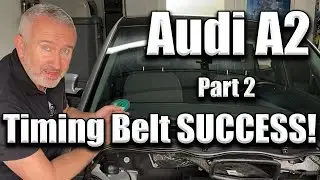 Audi A2 Timing Belt Service Part 2 | Burst Water Pump! Will it work again? | 1.4 16V Engine AUA.