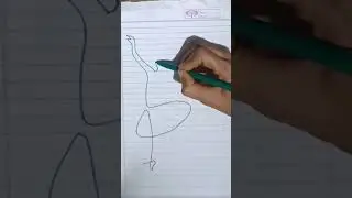 One continuous line drawing woman beauty ballet dancer