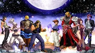[KOF Mugen] Leona-Pre, K9999, Geese, N-Ralf vs Mai-Pre, Rugal Fire, O-Kyo, master Chris [ 4vs4 ]