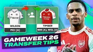 BEST ARSENAL PICKS 🤔  FPL TRANSFER TIPS GAMEWEEK 26 | Fantasy Premier League Tips 2025/26