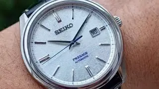 (Đ&atilde; bay) Đồng hồ Seiko #Sara015 limited editon m&aacute;y 6L35 mặt số b&ocirc;ng tuyết si&ecirc;u đẹp, m&aacute;y ngon, mỏng