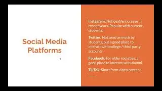 Society Training 2022: Maximizing your online presence - Social Media & TCD Socs