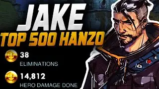 JAKE DPS MAIN HANZO AND ASHE GAMEPLAY! 38 ELIMS! [ OVERWATCH SEASON 26 GM ]
