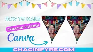 Pyramid Party Favor Tutorial- DIY Pyramid Template - Design & Assemble Custom Pyramid