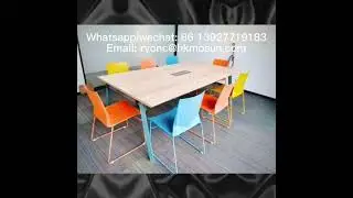 Mordern plastic meeting room chair training room furniture school student chair
