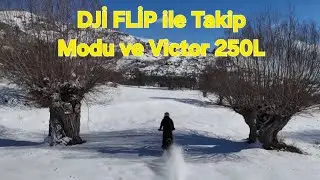 DJİ Flip ile Takip Modu ve Yuki Victor 250L Karda Enduro