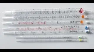 Producing cutting process of Medical PS pipette serological pipette extruder making machine line