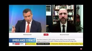 Sky News: Ambulance and Northern Ireland health strikes
