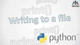 Write to a file using print function (Python)