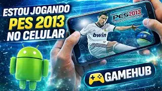 JOGANDO PES 2013 NO CELULAR 🔥  GameHub no Android (Gameplay Nostalgia)
