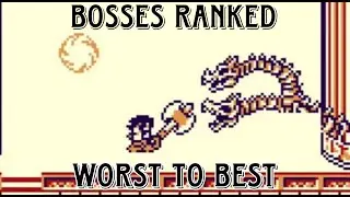 Ranking the bosses of Final Fantasy Adventure from WORST to BEST