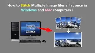 Как объединить несколько файлов изображений одновременно на компьютерах с Windows и Mac?