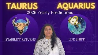 Годовой прогноз для Тельца и Водолея на 2026 год | Карьера, Финансы, Любовь, Здоровье, Духовность