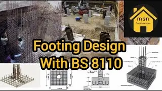 #Footing Design With BS 8110