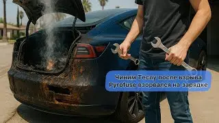 Чиним Теслу после взрыва pyrofuse. Разобрался в чем проблема. Похоже починили.