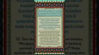 Muhammad (20-21) - Mishary Rashid Alafasy