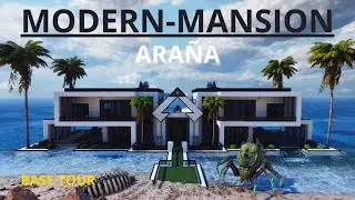 Ark Ascended: MODERN-MANSION. ARAÑA.