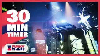 Blade Runner Inspired 30 Minute Timer | Cyberpunk Ambience For work, Study and Relaxation | 4K