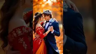 Royal Couple Dance in Autumn 🍂 | Fairytale Love Story #RoyalCouple #LoveStory #AutumnVibes #Shorts
