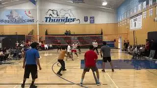 Mission bison volleyball club vs Baba Freed volleyball club pool match 