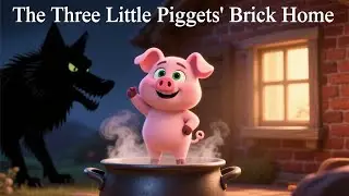 The Three Little Piglets' Brick Home #kidsstory #kidsfun 