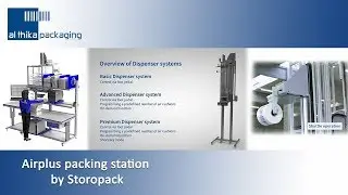 Storopak AIRplus&reg; dispenser - packing system - bubble & cushion wrap - Al Thika Packaging