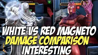 Red Magneto Vs White Magneto Damage Comparison! | Marvel Contest Of Champions