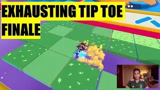 EXHAUSTING TIP TOE FINALE - Fall Guys Gameplay 60fps