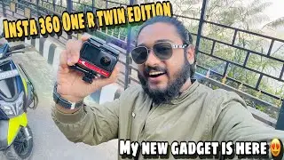 Here&rsquo;s my one more gadget ~ INSTA360 One R (Twin Edition)🫶🏼Ultimate camera for 360&deg; footage 😍