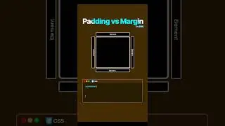 padding Vs Margin in CSS #css #webdesign #html #coding #webdevelopment #csscoding