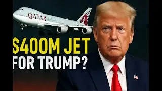 Qatar's $400M Gift to Trump? The Jet That's Shocking the World. #Trump #$400MJetGift #QuaterRoyal.