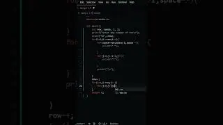 Home pattern using c program #coding #hacking #c