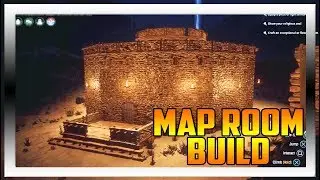 Conan Exiles | HOW TO BUILD A MAP ROOM / HOW TO BUILD A CIRCLE BUILDING