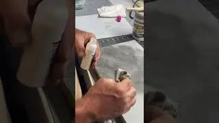 Slot car track surface painting.