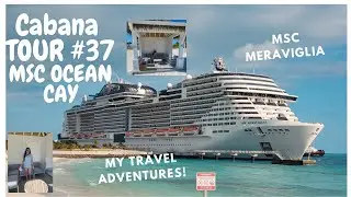 Cruise Video//OCEAN CAY MSC PRIVATE ISLAND CABANA Tour //MSC MERAVIGLIA SHIP//JANUARY 2nd sailing